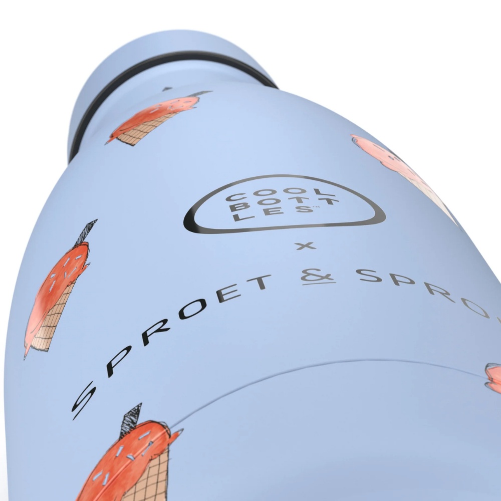 Cool Bottles - Kids Triple-Insulated Water Bottle - SPRT & Blue Scoop 350ml - Image 4