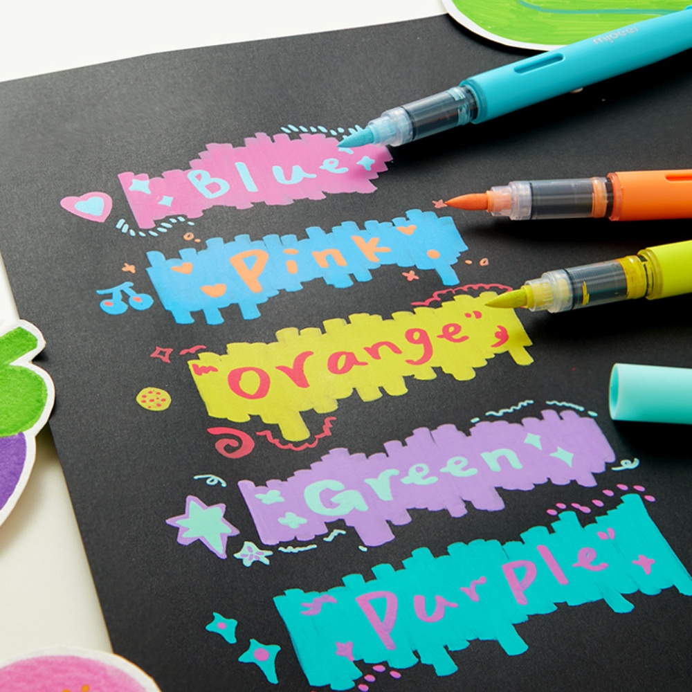Mideer - Acrylic Markers with Carry Bag - Brush Tip - 36 Colours - Image 6