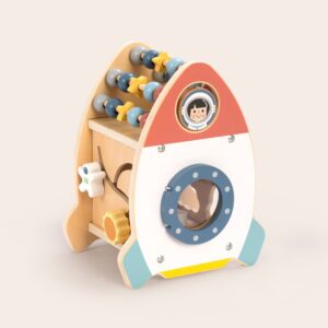 TookyToy - Rocket Play Cube Activity Toy for Toddlers