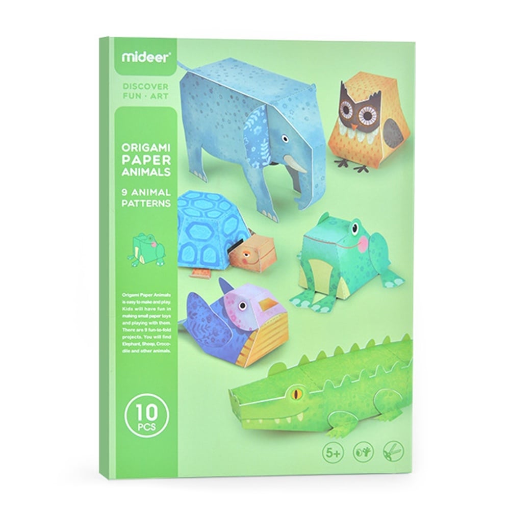 Mideer - 3D Animal Themed Origami Paper Craft Set - Image 5