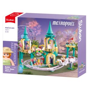 Sluban Building Set: Metropolis - Roller Coaster - 448 Pieces
