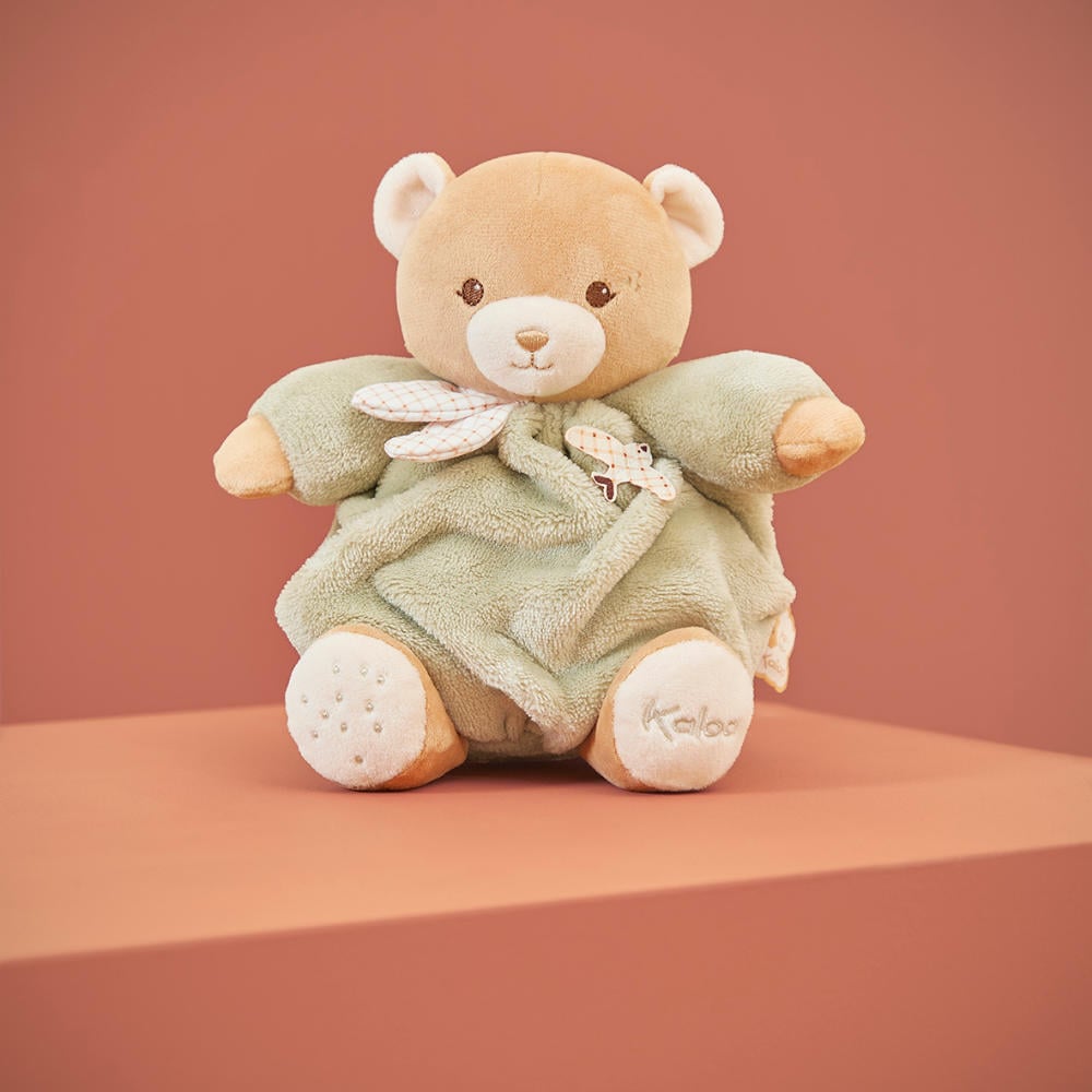 Kaloo - Soft Toy - Green Bear Patapouf - 17cm - Image 2