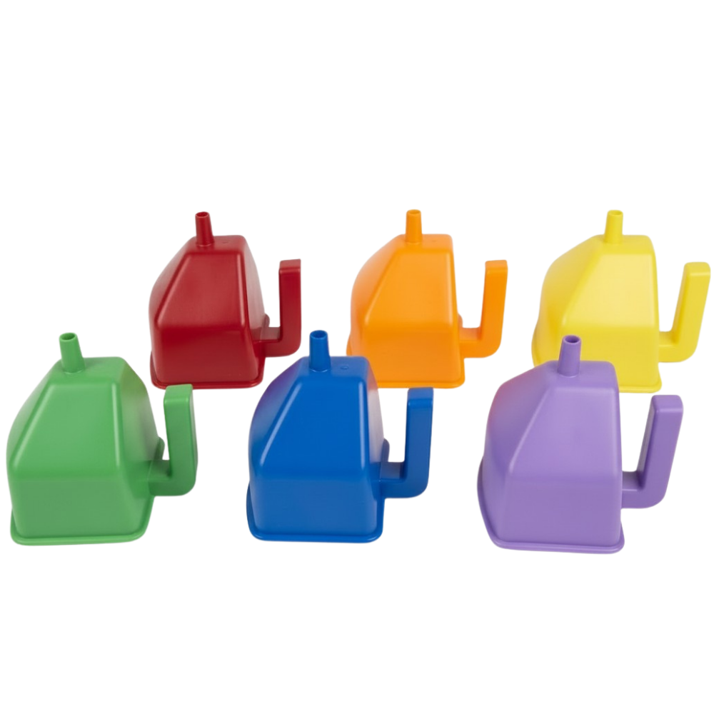 Greenbean - Kids Funnels with Handles - Sensory Water & Sand Play - 6pcs