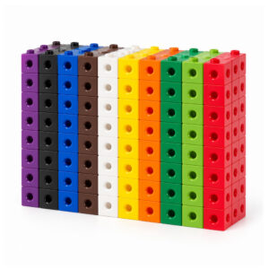 Greenbean - Linking Cubes - Maths, Counting & Construction Manipulatives - 6 Colours - 300pcs