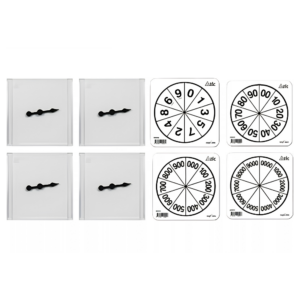 Greenbean - Place Value Spinner Kit - Maths Learning Resource - 4 Spinners