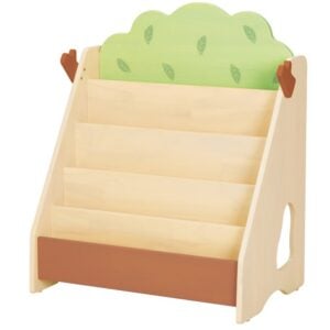 TookyToy - Tree Bookshelf for Kids Room - Premium Pine Wood - 5 Tier