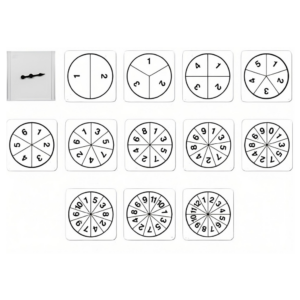 Greenbean - Swap & Spin Number Spinner - Maths Learning Activity Kit - 13pc