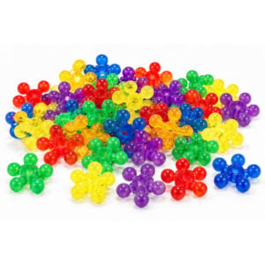 Greenbean - Translucent Snowflake Building Blocks for Sensory Light Play - 360pcs