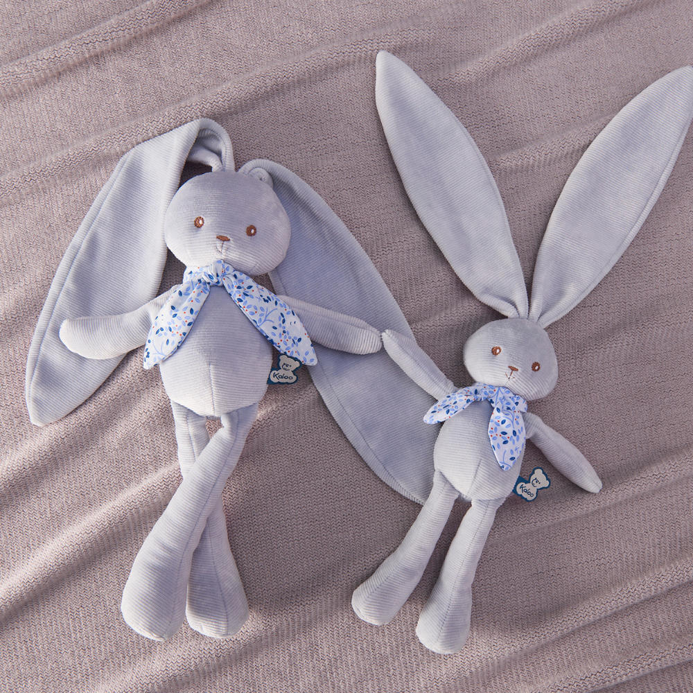 Kaloo - Soft Toy - Blue Rabbit Puppet - 25cm - Image 3