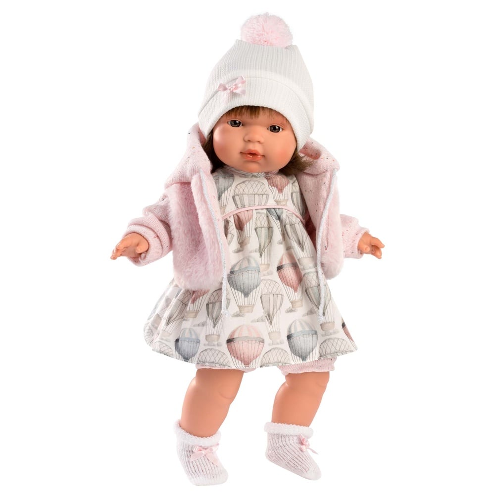 Llorens - Baby Girl Doll with Crying Mechanism, Clothing & Accessories: Lola - 38cm