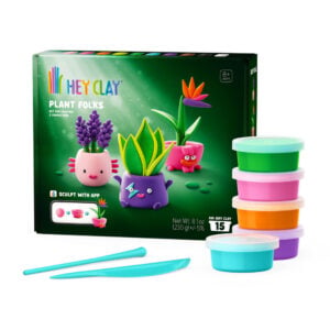 Hey Clay - Modelling Air-Dry Clay with Fun Interactive App - Plant Folks, 15 cans