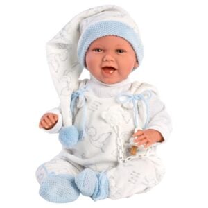 Llorens - Baby Boy Doll with Baby Swing, Clothing & Accessories: Mimo - 42cm