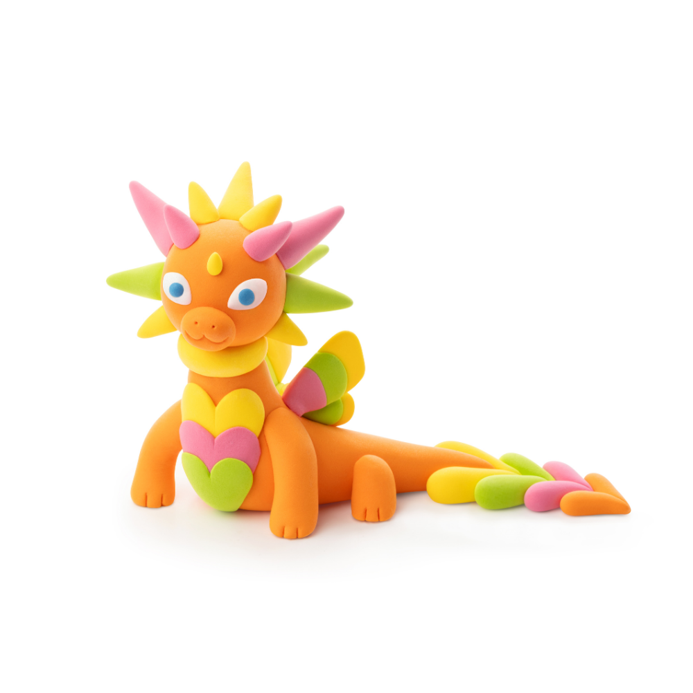 Hey Clay - Modelling Air-Dry Clay with Fun Interactive App - Flashfly, Series Dragon Island, 3 cans - Image 3