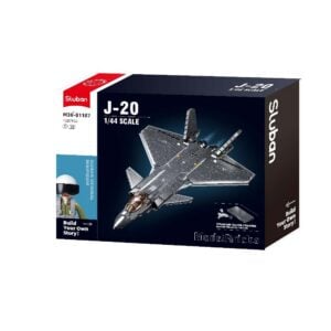 Sluban Building Set: Model Bricks - J20 Stealth Aircraft 1/44 - 1007pcs
