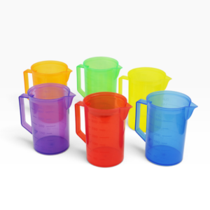 Greenbean - Translucent Measuring Pitchers - Sensory Water Play - Set of 6