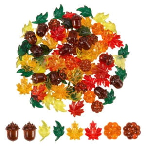 Greenbean - Transparent Leaves Counters - Sensory Learning Toys - 120pcs