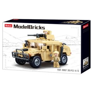 Sluban Building Set: Model Bricks - Hummer H2 Assault Vehicle- 265pcs