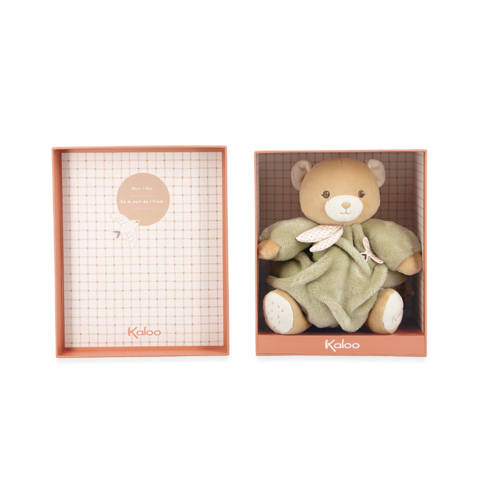 Kaloo - Soft Toy - Green Bear Patapouf - 17cm - Image 9