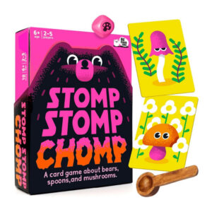 Big Potato Games - Stomp Stomp Chomp - Kids & Family Card Game - 2-5 Players