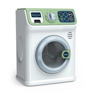 Pretend & Play Washing Machine with Sound and Spinning Action - Green