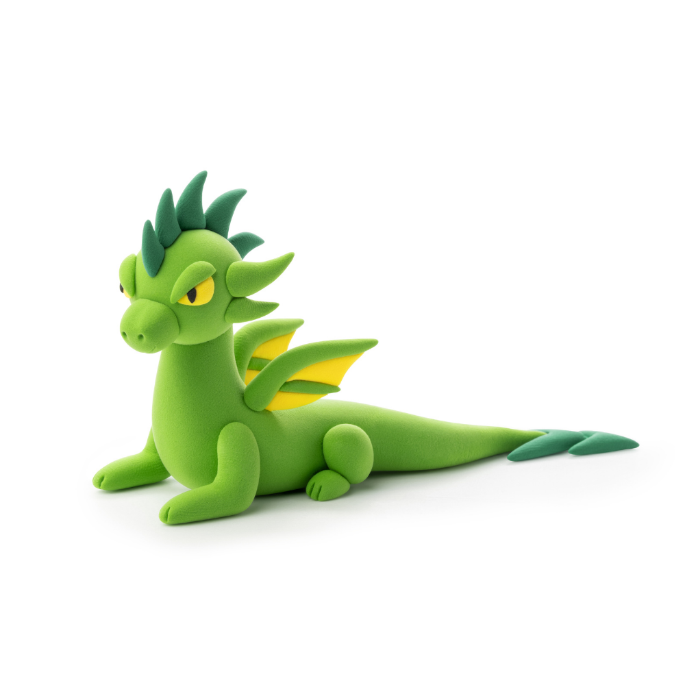 Hey Clay - Modelling Air-Dry Clay with Fun Interactive App - Smokey, Series Dragon Island, 3 cans - Image 3