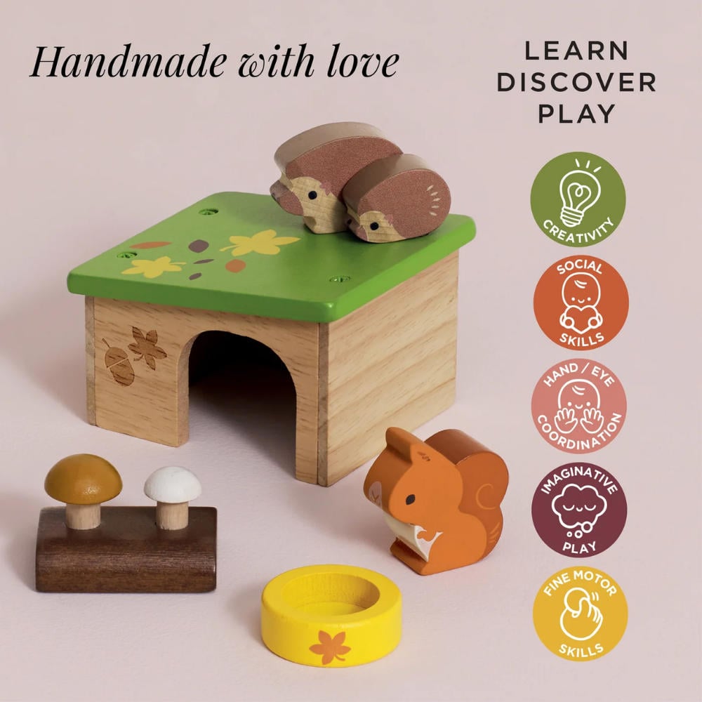 Le Toy Van - Hedgehog & Squirrel Animal Set