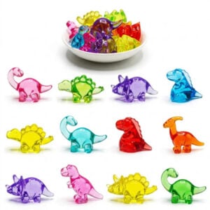 Greenbean - Translucent Dinosaur Counters - Sensory Learning Toys - 60pcs