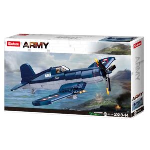 Sluban Building Set: WWII - F4U Fighter Jet - 550pcs
