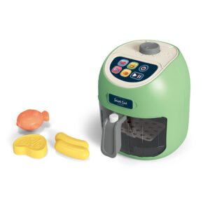 Pretend & Play Air Fryer with Light, Sound & Colour Changing Food - Green