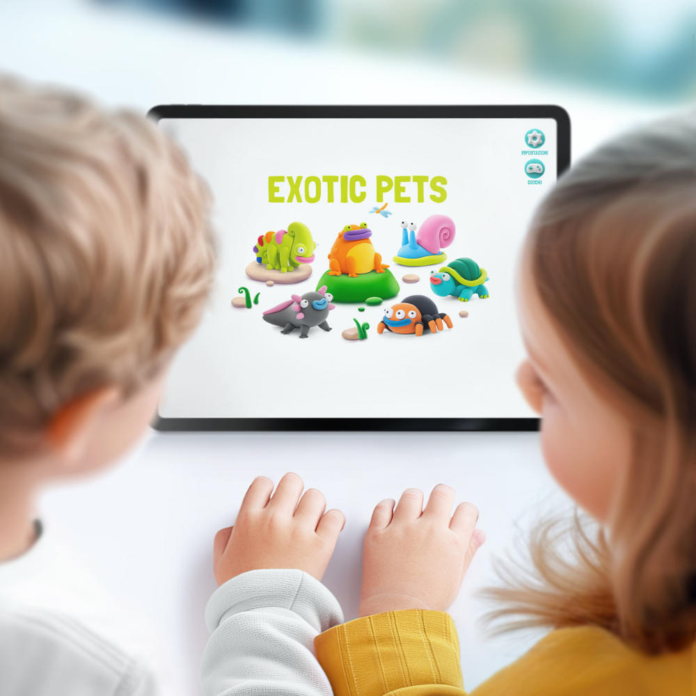 Hey Clay - Modelling Air-Dry Clay with Fun Interactive App - Turtle, Series Exotic Pets, 3 cans - Image 6