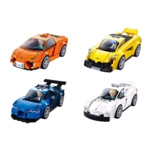 Sluban Building Set: Metropolis - Sports Cars Collection - 4 Types