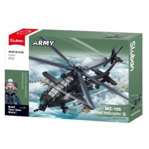Sluban Building Set: Army - WZ-10S Attack Helicopter 1/45 Scale - 419pcs