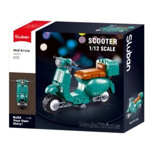 Sluban Building Set: ModelBricks - 1/12 Scale Pedal Motorcycle - 161pcs