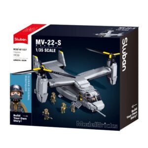 Sluban Building Set: ModelBricks - 1/44 Scale MV-22 Osprey Tiltrotor Aircraft - 1,142pcs