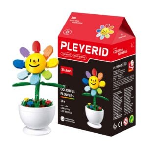 Sluban Building Set: Pleyerid - Potted Plants - Colourful Flowers 97pcs