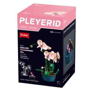 Sluban Building Set: Pleyerid - Pink Orchid - 203pcs