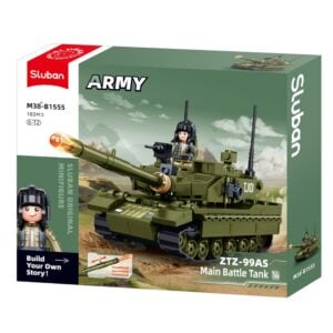 Sluban Building Set: Army - ZTZ-99AS Main Battle Tank 1/55 Scale - 183pcs