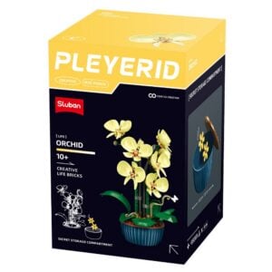 Sluban Building Set: Pleyerid - Yellow Orchid - 211pcs